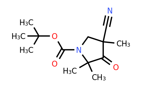 CAS 2306262-43-9 | tert-butyl 4-cyano-2,2,4-trimethyl-3-oxo-pyrrolidine-1-carboxylate