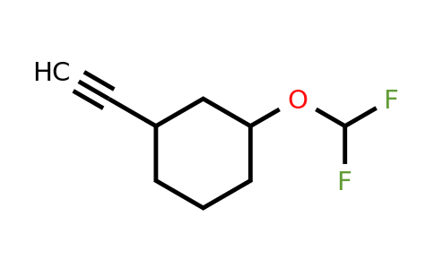 CAS 2306262-81-5 | 1-(difluoromethoxy)-3-ethynyl-cyclohexane