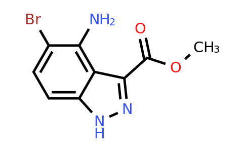 CAS 2306263-25-0 | methyl 4-amino-5-bromo-1H-indazole-3-carboxylate
