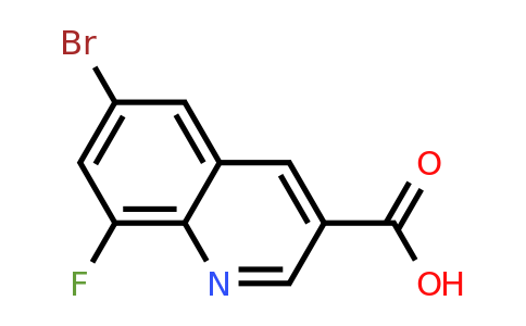 CAS 2306264-10-6 | 6-bromo-8-fluoro-quinoline-3-carboxylic acid