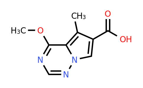 CAS 2306264-29-7 | 4-methoxy-5-methyl-pyrrolo[2,1-f][1,2,4]triazine-6-carboxylic acid