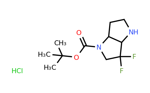 CAS 2306264-31-1 | tert-butyl 6,6-difluoro-1,2,3,3a,5,6a-hexahydropyrrolo[3,2-b]pyrrole-4-carboxylate;hydrochloride