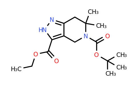 CAS 2306264-33-3 | O5-tert-butyl O3-ethyl 6,6-dimethyl-4,7-dihydro-2H-pyrazolo[4,3-c]pyridine-3,5-dicarboxylate