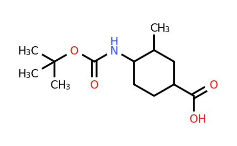 CAS 2306264-49-1 | 4-(tert-butoxycarbonylamino)-3-methyl-cyclohexanecarboxylic acid