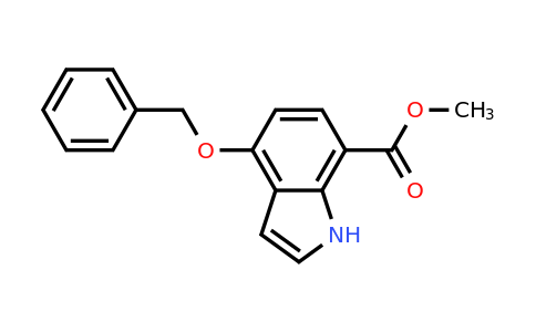 CAS 2306265-06-3 | methyl 4-benzyloxy-1H-indole-7-carboxylate