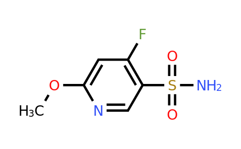CAS 2306265-42-7 | 4-fluoro-6-methoxy-pyridine-3-sulfonamide