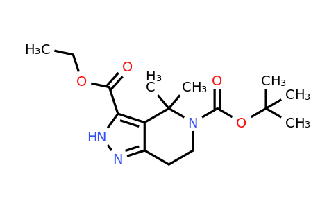 CAS 2306265-45-0 | O5-tert-butyl O3-ethyl 4,4-dimethyl-6,7-dihydro-2H-pyrazolo[4,3-c]pyridine-3,5-dicarboxylate