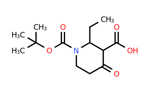 CAS 2306265-48-3 | 1-tert-butoxycarbonyl-2-ethyl-4-oxo-piperidine-3-carboxylic acid