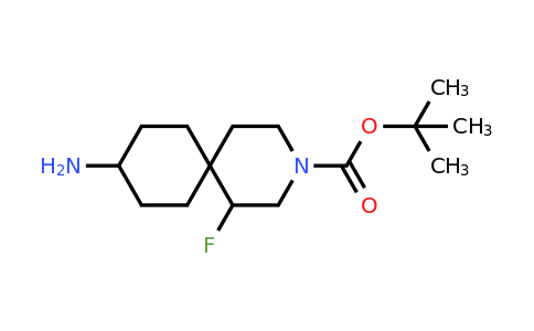 CAS 2306265-54-1 | tert-butyl 9-amino-5-fluoro-3-azaspiro[5.5]undecane-3-carboxylate