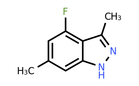 CAS 2306265-60-9 | 4-fluoro-3,6-dimethyl-1H-indazole