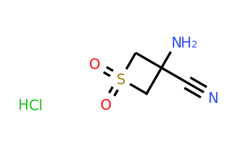 CAS 2306268-09-5 | 3-amino-1,1-dioxo-thietane-3-carbonitrile hydrochloride