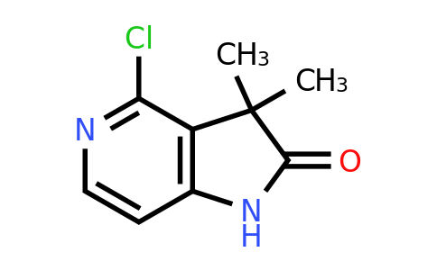 CAS 2306268-57-3 | 4-chloro-3,3-dimethyl-1H-pyrrolo[3,2-c]pyridin-2-one