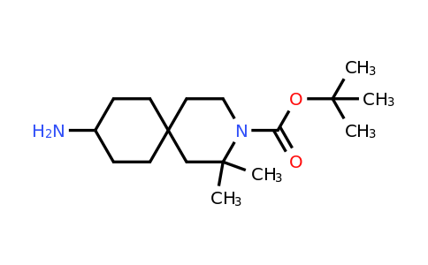 CAS 2306268-60-8 | tert-butyl 9-amino-4,4-dimethyl-3-azaspiro[5.5]undecane-3-carboxylate