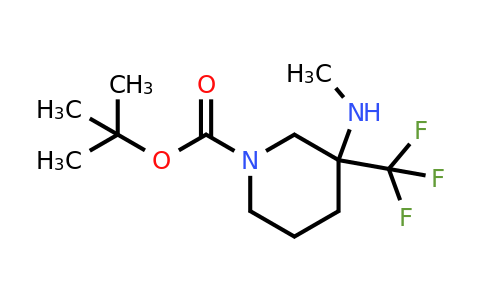 CAS 2306268-66-4 | tert-butyl 3-(methylamino)-3-(trifluoromethyl)piperidine-1-carboxylate