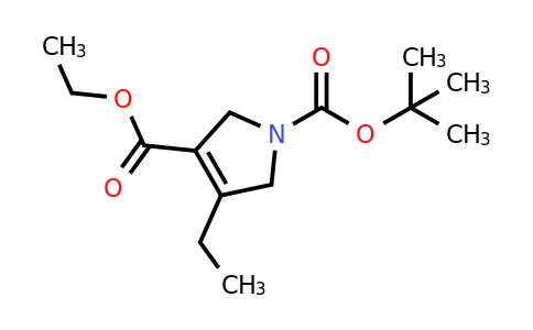 CAS 2306269-13-4 | O1-tert-butyl O3-ethyl 4-ethyl-2,5-dihydropyrrole-1,3-dicarboxylate