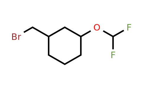 CAS 2306269-40-7 | 1-(bromomethyl)-3-(difluoromethoxy)cyclohexane