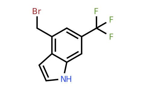 CAS 2306269-46-3 | 4-(bromomethyl)-6-(trifluoromethyl)-1H-indole