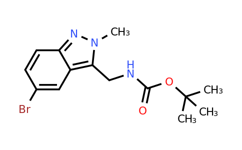 CAS 2306269-51-0 | tert-butyl N-[(5-bromo-2-methyl-indazol-3-yl)methyl]carbamate