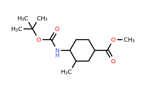 CAS 2306269-83-8 | methyl 4-(tert-butoxycarbonylamino)-3-methyl-cyclohexanecarboxylate