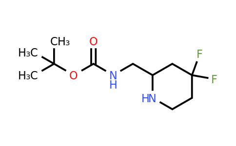 CAS 2306270-30-2 | tert-butyl N-[(4,4-difluoropiperidin-2-yl)methyl]carbamate