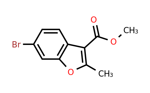 CAS 2306270-67-5 | methyl 6-bromo-2-methyl-benzofuran-3-carboxylate