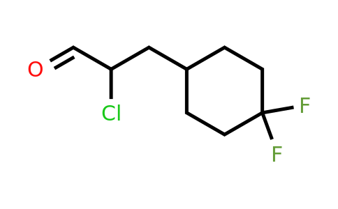 CAS 2306270-90-4 | 2-chloro-3-(4,4-difluorocyclohexyl)propanal