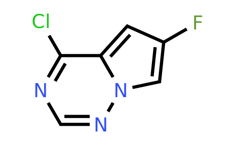 CAS 2306270-93-7 | 4-chloro-6-fluoropyrrolo[2,1-f][1,2,4]triazine