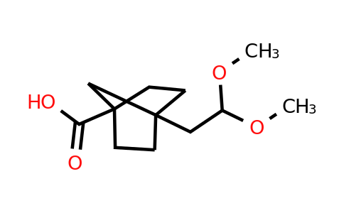 CAS 2306271-02-1 | 4-(2,2-dimethoxyethyl)bicyclo[2.2.1]heptane-1-carboxylic acid