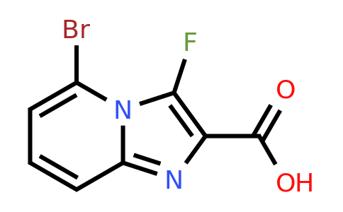 CAS 2306271-13-4 | 5-bromo-3-fluoro-imidazo[1,2-a]pyridine-2-carboxylic acid