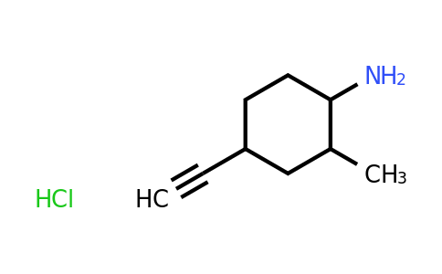 CAS 2306271-67-8 | 4-ethynyl-2-methyl-cyclohexanamine hydrochloride
