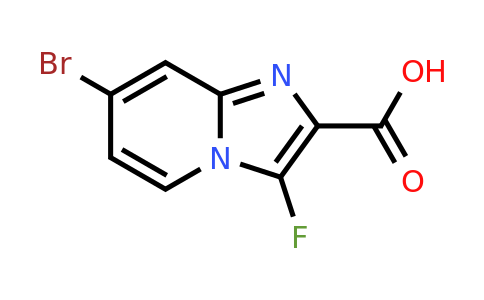 CAS 2306271-90-7 | 7-bromo-3-fluoro-imidazo[1,2-a]pyridine-2-carboxylic acid