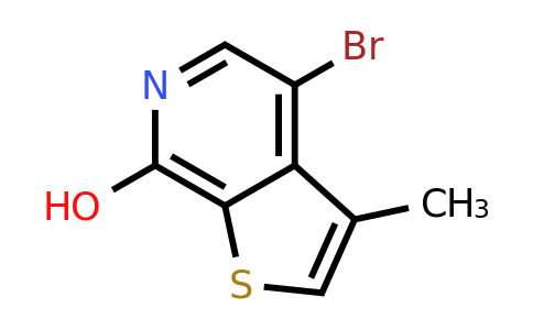 CAS 2306271-99-6 | 4-bromo-3-methyl-thieno[2,3-c]pyridin-7-ol