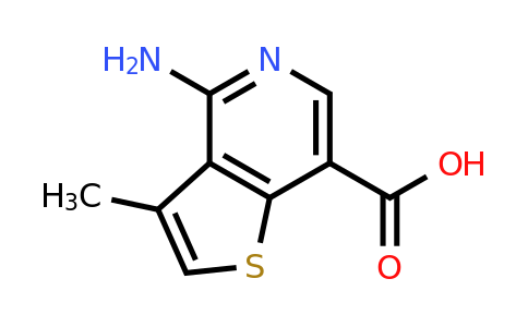 CAS 2306272-05-7 | 4-amino-3-methylthieno[3,2-c]pyridine-7-carboxylic acid