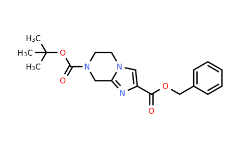 CAS 2306272-25-1 | 2-benzyl 7-tert-butyl 5H,6H,7H,8H-imidazo[1,2-a]pyrazine-2,7-dicarboxylate