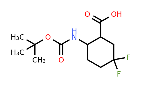 CAS 2306272-55-7 | 2-(tert-butoxycarbonylamino)-5,5-difluoro-cyclohexanecarboxylic acid