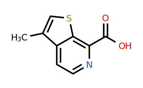 CAS 2306272-59-1 | 3-methylthieno[2,3-c]pyridine-7-carboxylic acid