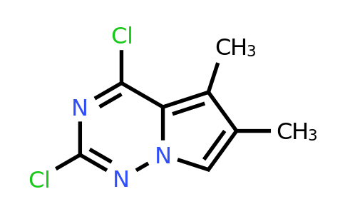 CAS 2306273-15-2 | 2,4-dichloro-5,6-dimethylpyrrolo[2,1-f][1,2,4]triazine