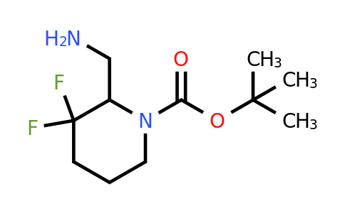 CAS 2306273-24-3 | tert-butyl 2-(aminomethyl)-3,3-difluoro-piperidine-1-carboxylate