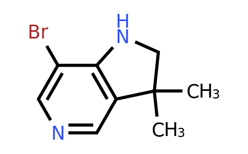 CAS 2306274-39-3 | 7-bromo-3,3-dimethyl-1,2-dihydropyrrolo[3,2-c]pyridine