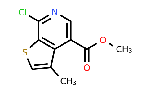 CAS 2306274-79-1 | methyl 7-chloro-3-methylthieno[2,3-c]pyridine-4-carboxylate