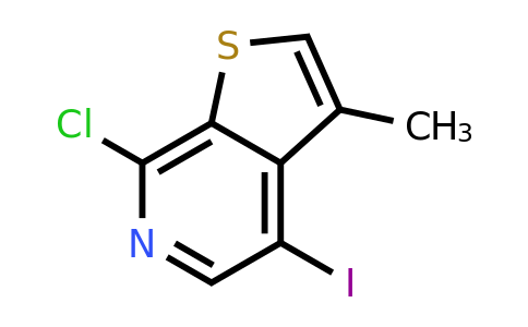 CAS 2306274-98-4 | 7-chloro-4-iodo-3-methylthieno[2,3-c]pyridine