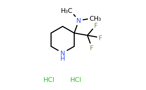 CAS 2306275-29-4 | N,N-dimethyl-3-(trifluoromethyl)piperidin-3-amine;dihydrochloride