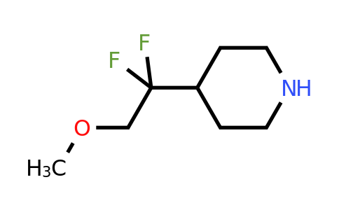 CAS 2306275-47-6 | 4-(1,1-difluoro-2-methoxy-ethyl)piperidine