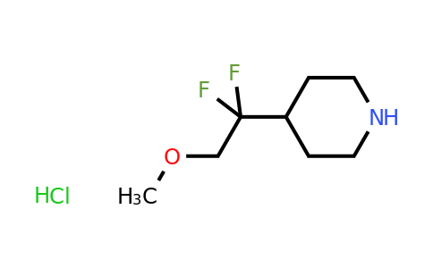 CAS 2306275-48-7 | 4-(1,1-difluoro-2-methoxy-ethyl)piperidine;hydrochloride