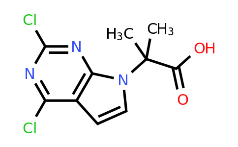 CAS 2306276-45-7 | 2-(2,4-dichloropyrrolo[2,3-d]pyrimidin-7-yl)-2-methyl-propanoic acid