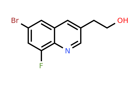 CAS 2306277-14-3 | 2-(6-bromo-8-fluoro-3-quinolyl)ethanol