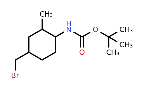 CAS 2306277-33-6 | tert-butyl N-[4-(bromomethyl)-2-methyl-cyclohexyl]carbamate