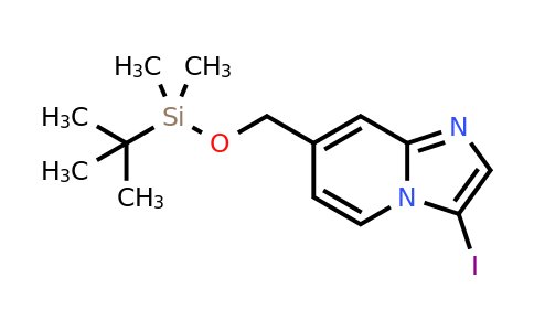 CAS 2306277-43-8 | tert-butyl-[(3-iodoimidazo[1,2-a]pyridin-7-yl)methoxy]-dimethyl-silane