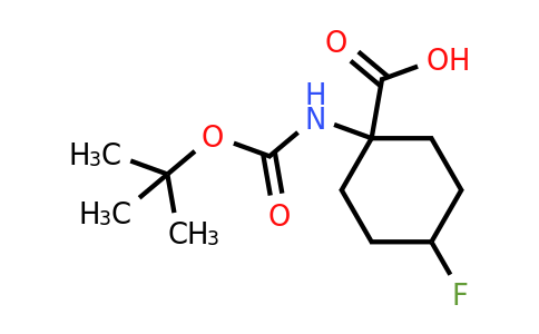 CAS 2306278-02-2 | 1-(tert-butoxycarbonylamino)-4-fluoro-cyclohexanecarboxylic acid