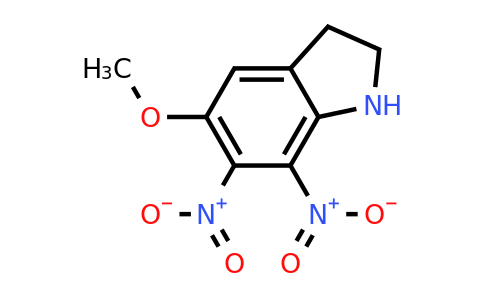 CAS 2306278-16-8 | 5-methoxy-6,7-dinitro-indoline